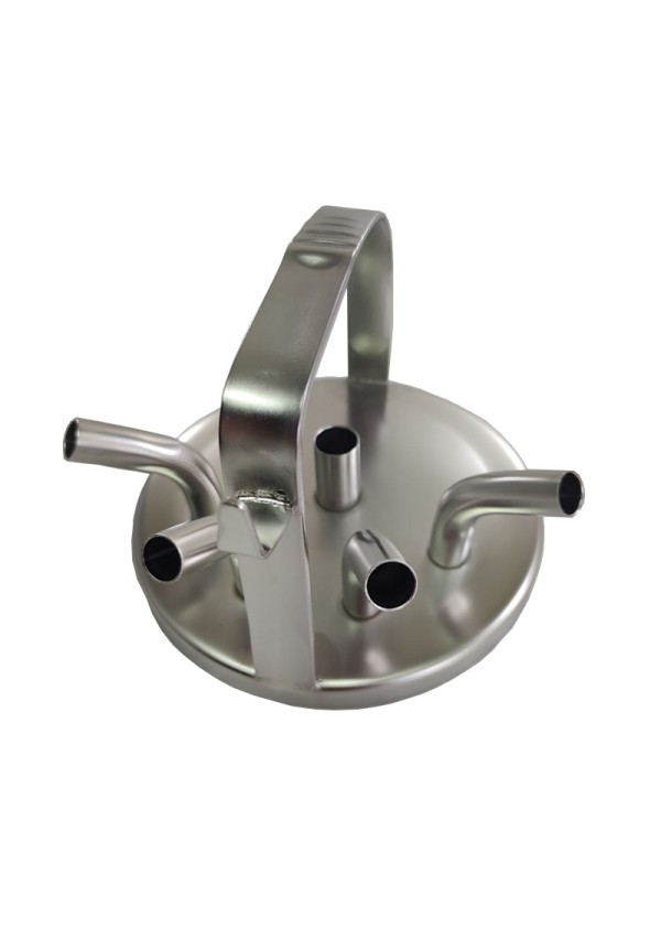 Καπάκι κάδου 4 εξόδων,inox