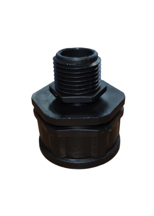 Συστολή Αμερικής PVC 1/2" x1" αρσενικό-θηλυκό